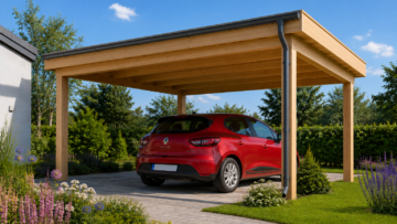 Welche Dachrinne brauche ich für meinen Carport?